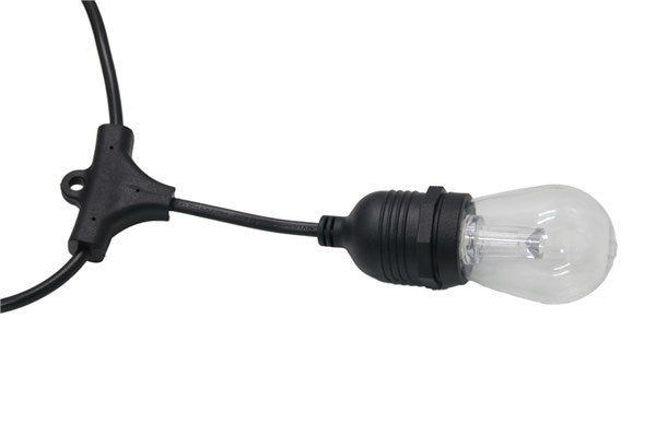 Solar powered multicoloured string light 15m