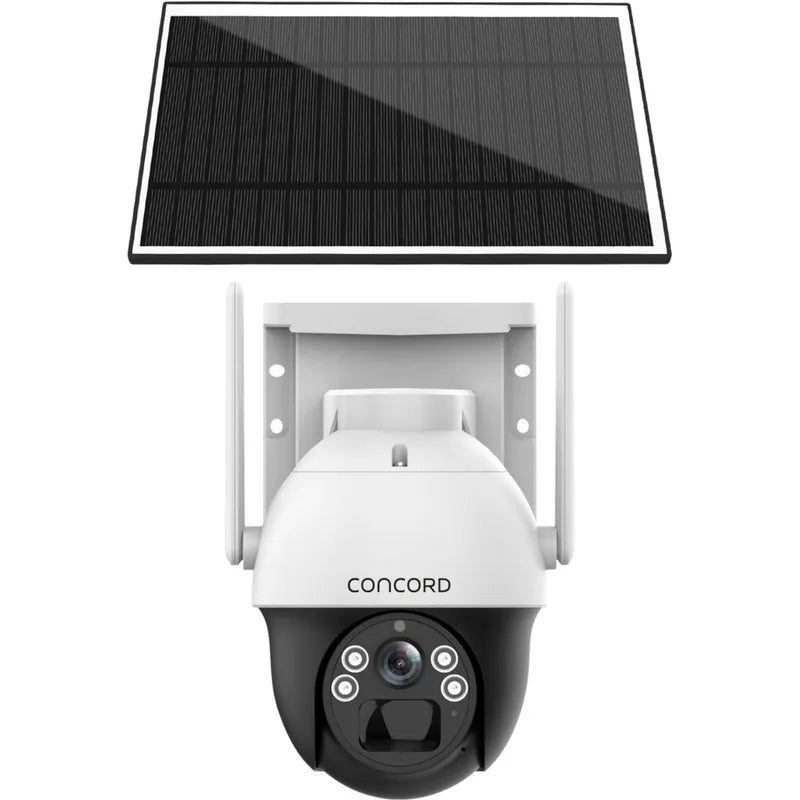Concord 4G Wireless 2K PT Camera with Solar panel V4