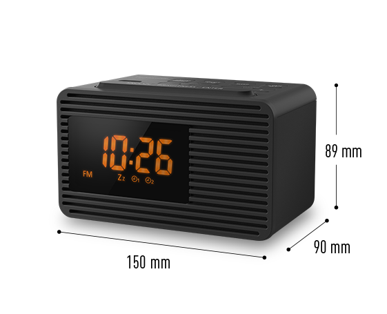 Panasonic FM Clock Radio RC-800GN-K