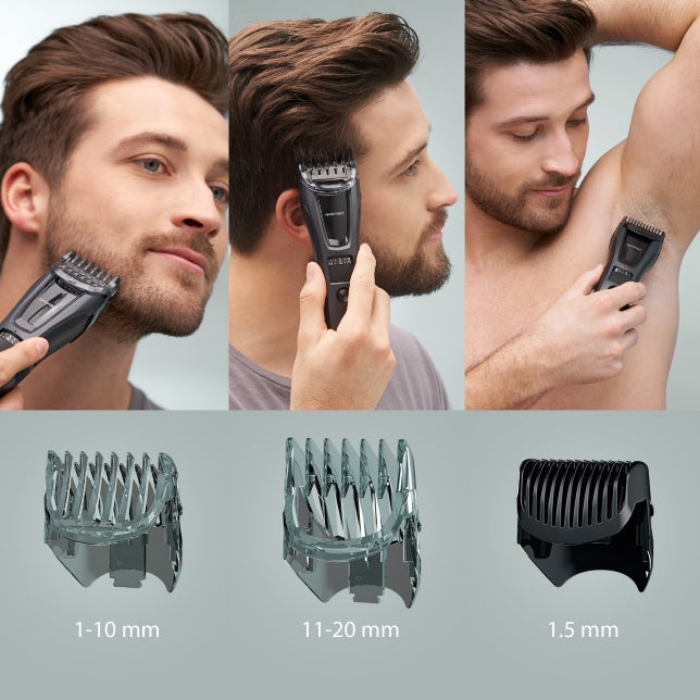 Panasonic ER-GB62-H541 AC/Rechargeable Beard, Hair & Body Trimmer for Whole Body Grooming