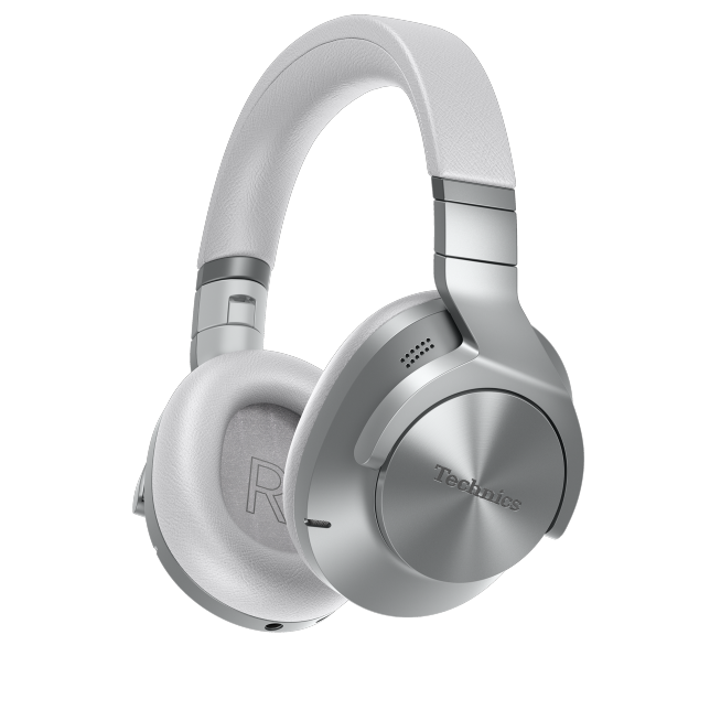 Technics EAH-A800E Wireless Headphones with Noise Cancelling and Microphone-Silver
