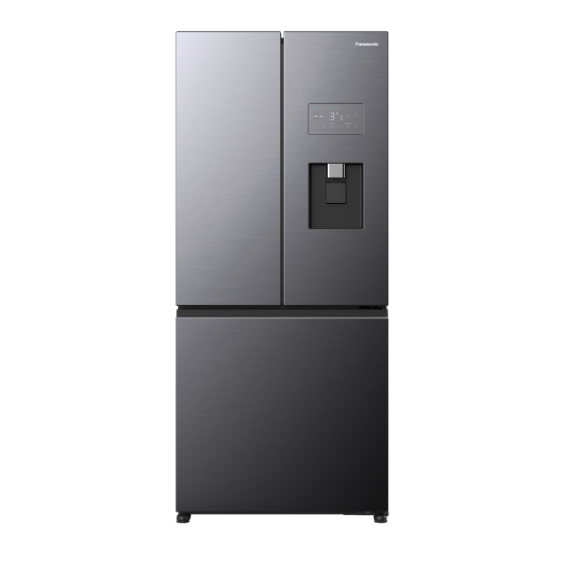 Panasonic 493L French Door Fridge with Water & Ice NR-CW530JVSA