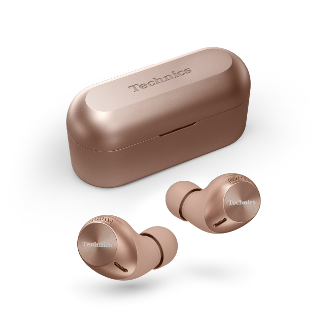 Technics True Wireless Noise Cancelling Earbuds with Multipoint Bluetooth®, AZ40M2-Rose gold