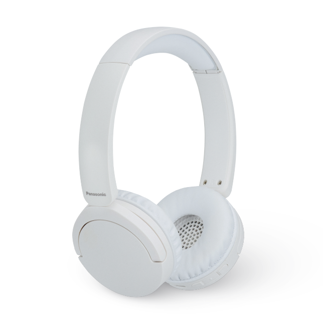 Panasonic HF630B Wireless Headphones with 72 Hour Battery Life-White