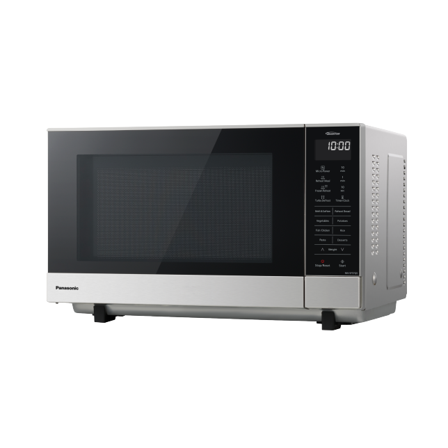 27L Silver Flatbed Inverter Microwave NN-SF57QSQPQ