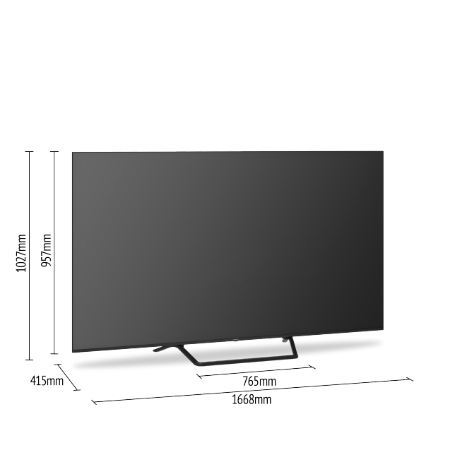 Panasonic 75" W95BGZ Mini LED, 4K HDR Smart TV