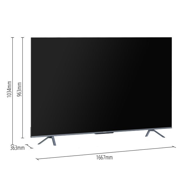 Panasonic 75" W70BGZ LED, 4K HDR Smart TV