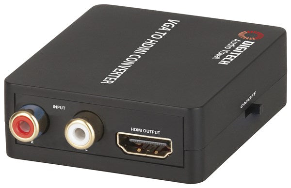 Digitech VGA to HDMI Converter and Upscaler with Stereo Audio