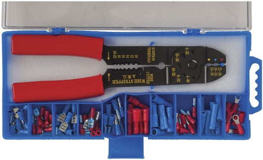 Automotive Crimp Tool with Connectors