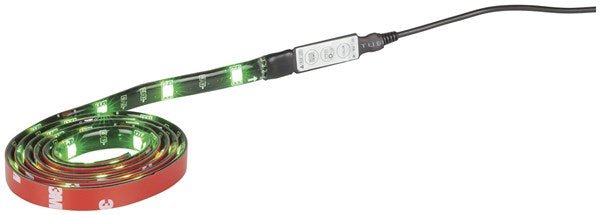 USB Powered Trimmable RGB LED Strip Light 1m