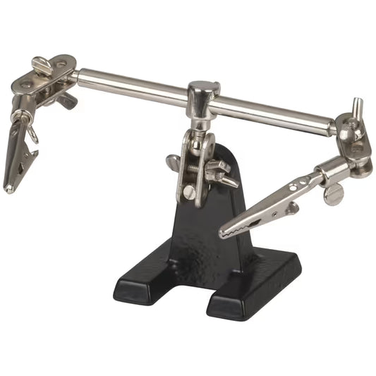 Third Hand PCB Holder Tool with 2 Clips and Heavy Base
