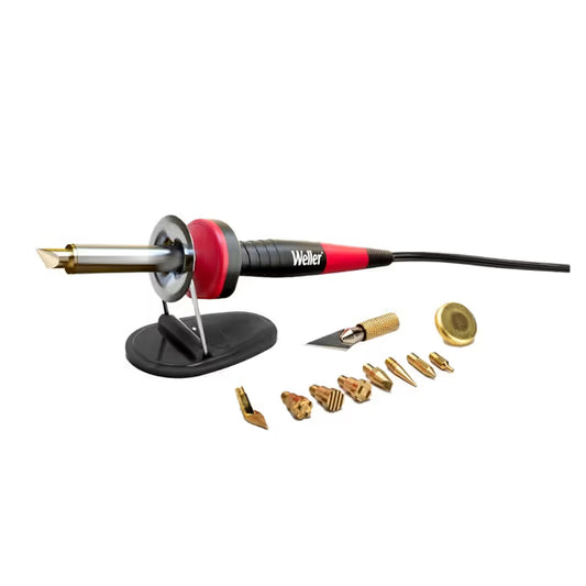 Weller 25W 230V Wood Burning and Hobby Kit 15 Peice