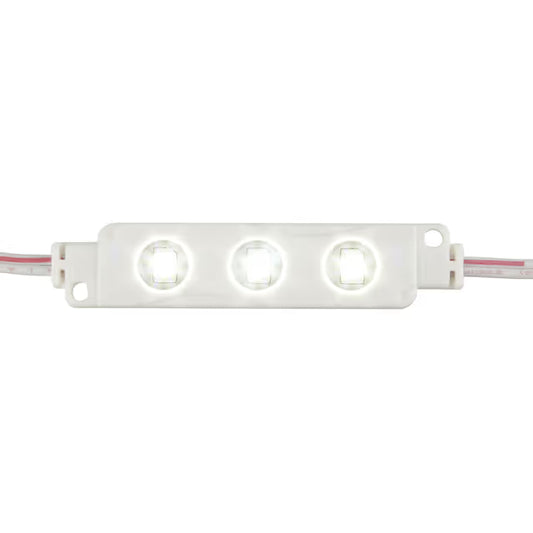 IP65 LED Light Module String, 10x 3x3528-LEDs, Cool White