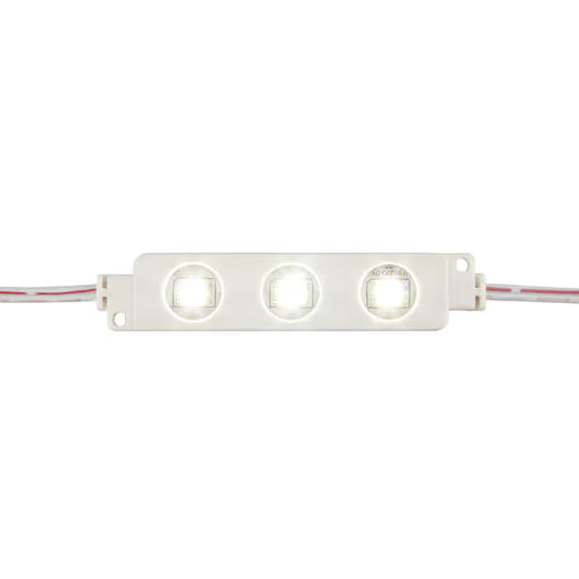 IP65 LED Light Module String, 10x 3x5050-LEDs, Cool White