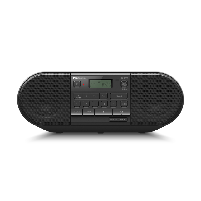 Panasonic RX-D550 Powerful Portable FM Radio & CD Player with Bluetooth®