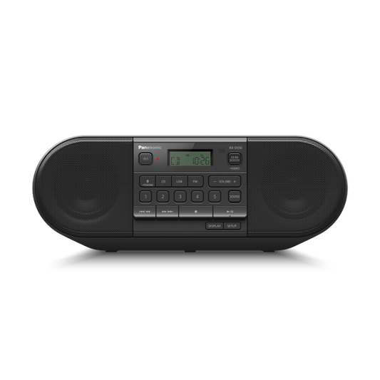 Panasonic RX-D550 Powerful Portable FM Radio & CD Player with Bluetooth®