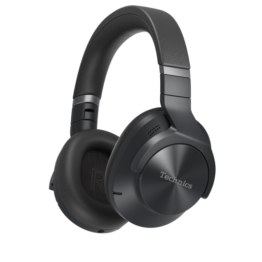 Technics EAH-A800E Wireless Headphones with Noise Cancelling and Microphone-Black