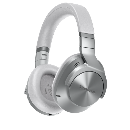 Technics EAH-A800E Wireless Headphones with Noise Cancelling and Microphone-Silver