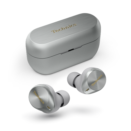 Technics True Wireless Noise Cancelling Earphones with Multipoint Bluetooth®, AZ80-Silver
