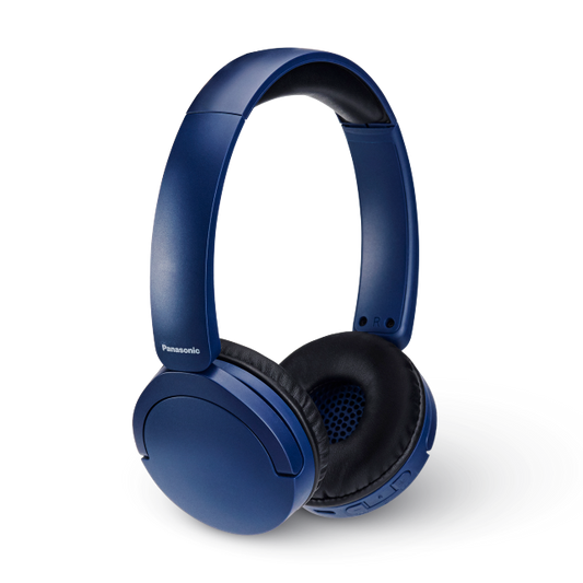 Panasonic HF630B Wireless Headphones with 72 Hour Battery Life-Blue