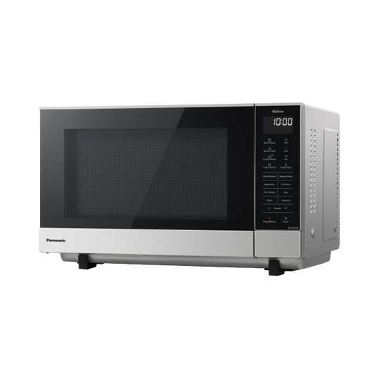 27L Silver Flatbed Inverter Microwave NN-SF57QSQPQ